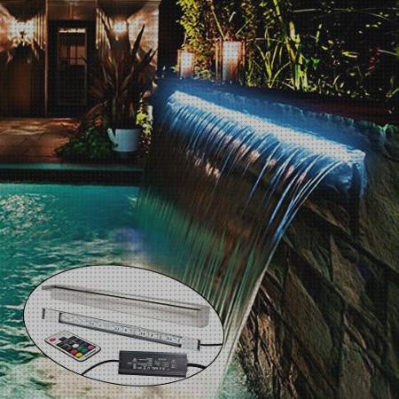 Las mejores marcas de led piscina cascada piscina con led