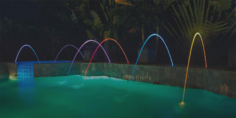 Los 23 Mejores Chorros De Aguas De Piscinas Con Luces