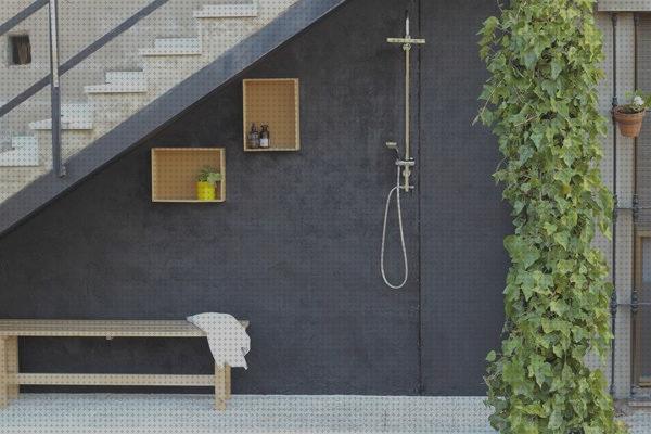 Las mejores duchas piscina ducha pared jardin