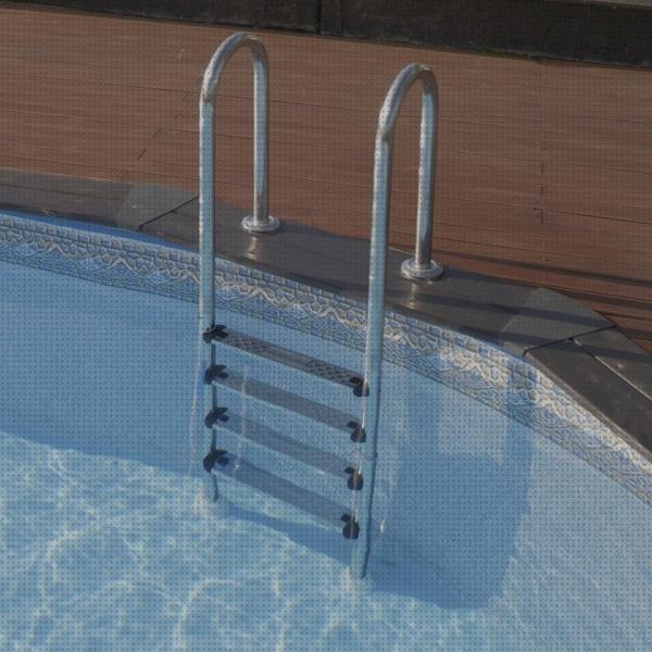 Review de escalera acero inosidable piscinas desmontables