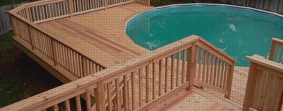 Las mejores escaleras escalera doble piscina desmontable
