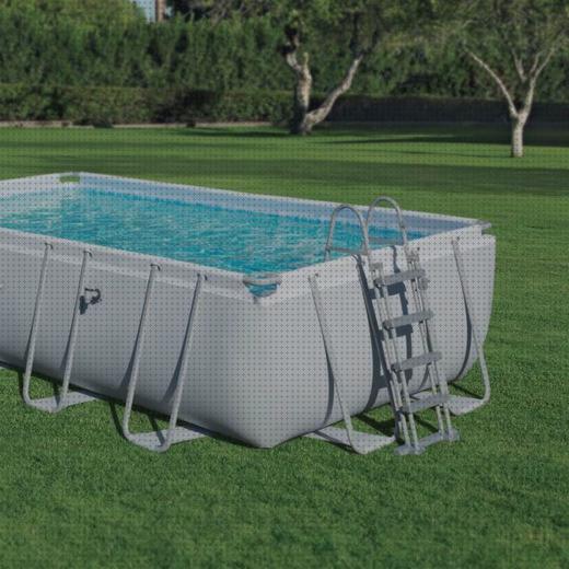 Review de escaleras piscina desmontable rectangular