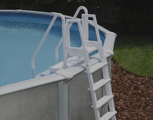 Review de escaleras piscinas desmontables plataforma