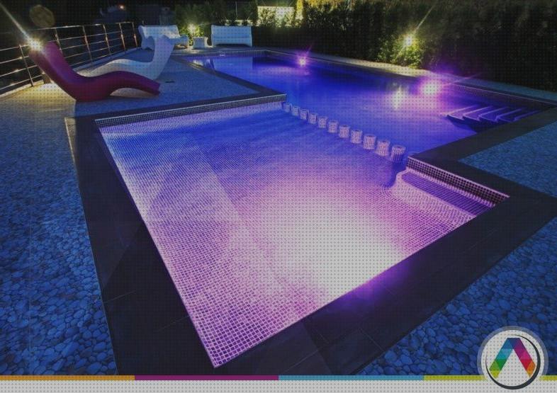 Review de foco led piscina colores