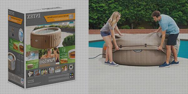 ¿Dónde poder comprar Más sobre piscina desmontable intex rectangular 220x150x60 cm intex intex 28404ex spa hinchable burbujas 4 personas?