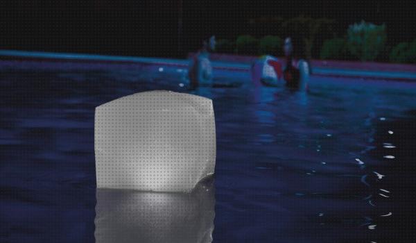 Review de luz led piscina desmontable