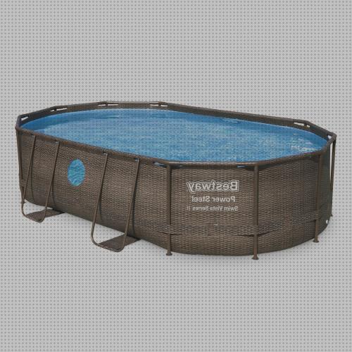 Review de piscina bestway marron