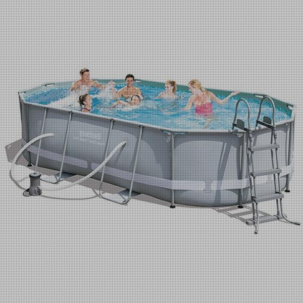 Review de piscina bestway oval frame 488x305x107