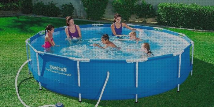 Review de piscina con toldo niños desmontable