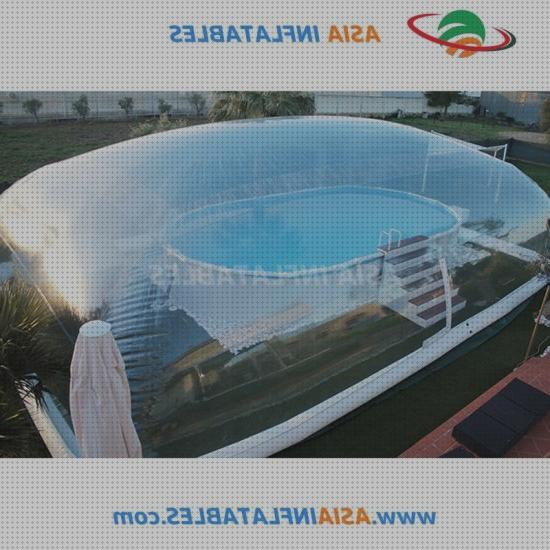 Review de piscina cupula hinchable transparente