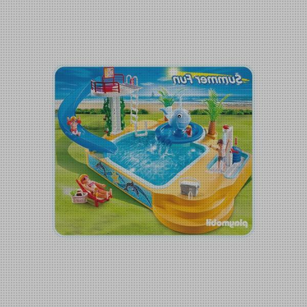 Review de piscina de los niños con fuente de ballena