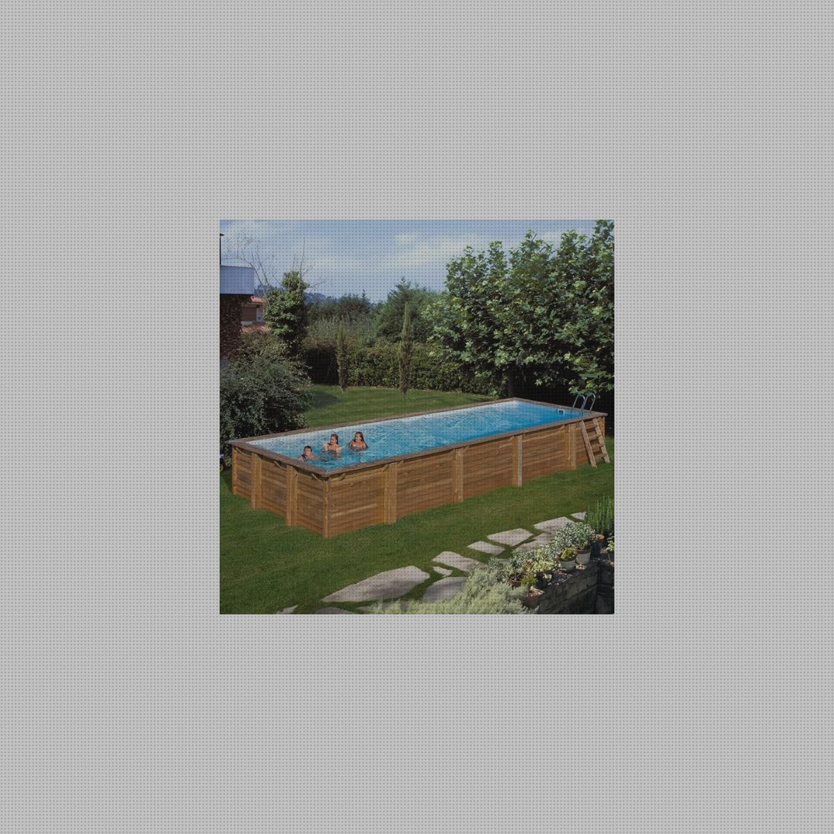 Las mejores maderas piscinas piscina de madera desmontable rectangular