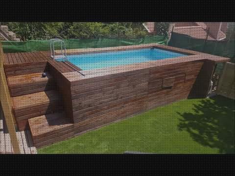 Las mejores piscina madera piscina desmontable con madera alrededor