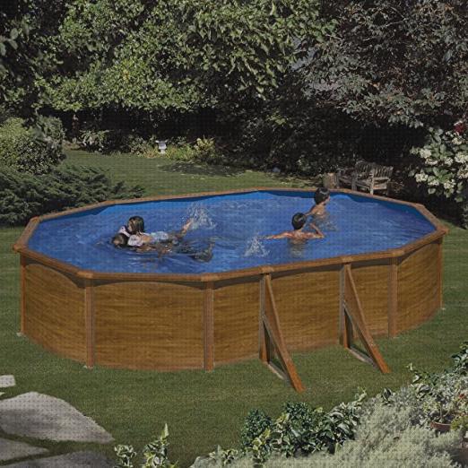 Review de piscina desmontable de acero ovalada 300