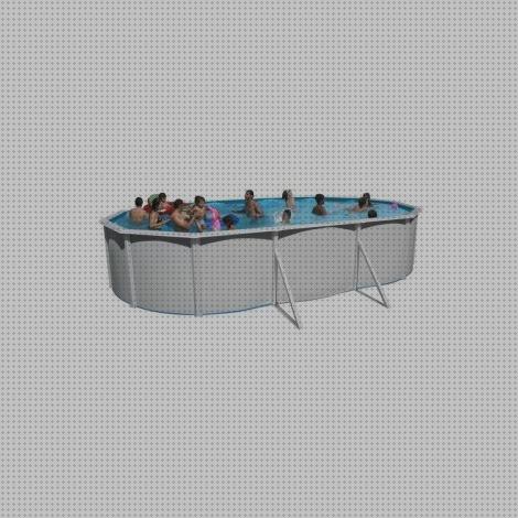 Review de piscina desmontable de acero ovalada 350
