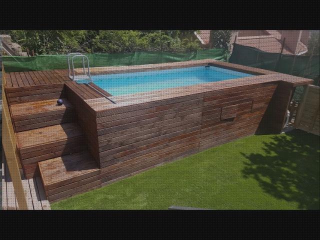 Review de piscina desmontable forrada madera