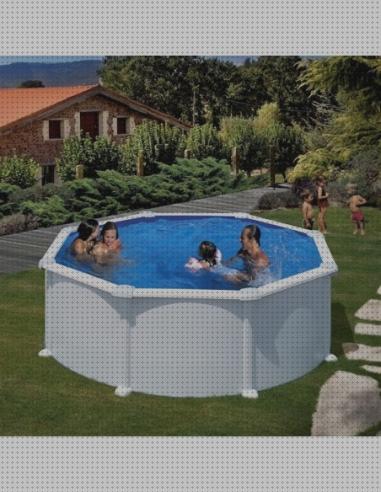 Las mejores atlantis piscina desmontable gre atlantis circular acero chapa blanca