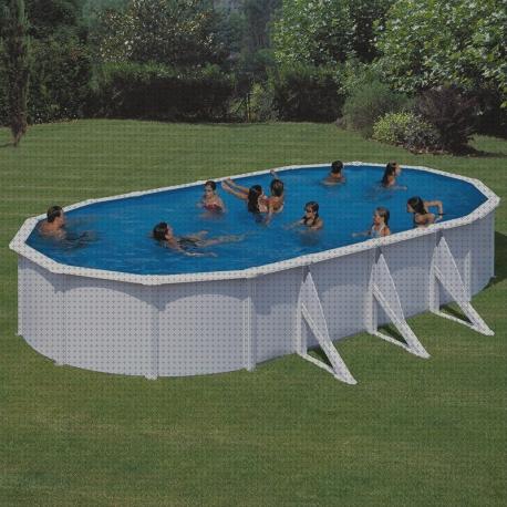 Review de piscina desmontable gre ovalada fidji altura 120 cm chapa blanca