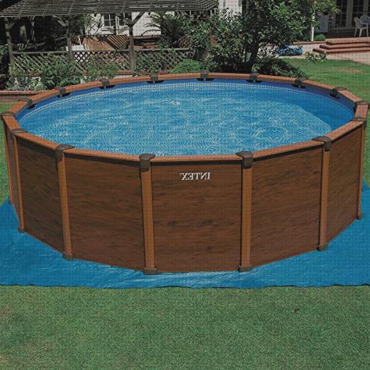 Las mejores intex piscina desmontable madera intex sequaoia