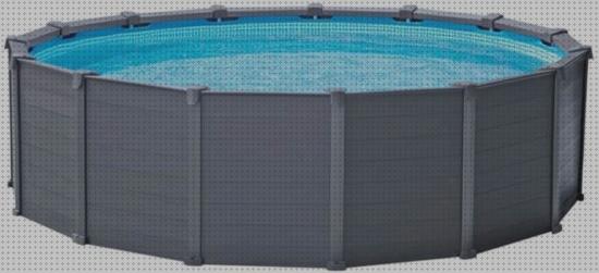 Review de piscina desmontable panel rectangular gris