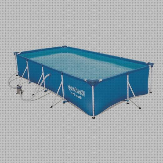 Las mejores 400x211x81 bestway piscina desmontable rectangular bestway 400x211x81