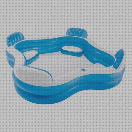 Review de piscina hinchable con asientos 229x229x66 cm