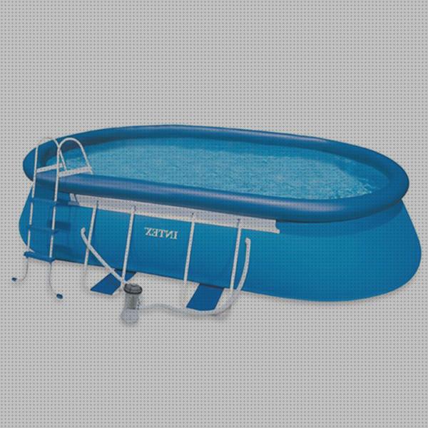 Review de piscina inflable intex azul 107 x 549 cm