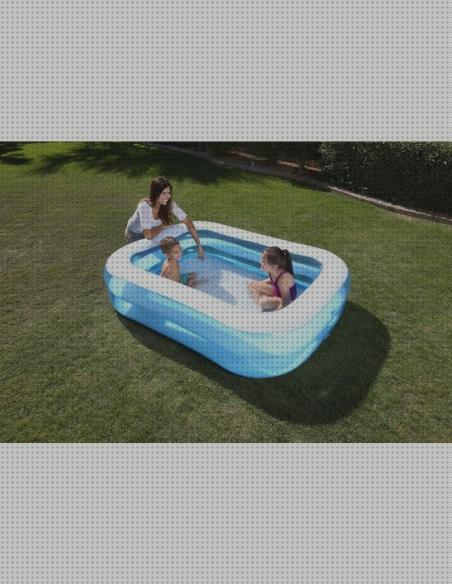 Review de piscina inflable rectangular 201x150x51cm