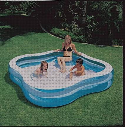 Review de piscina intex con asientos