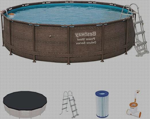 Las mejores frame intex piscina intex desmontable circular ultra frame 427x107 cm marron