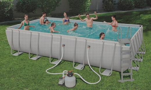 Las mejores rectangulares piscinas piscina rectangular desmontable con depuradora