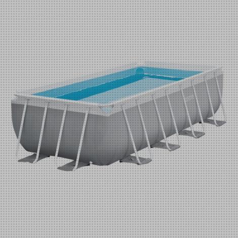 Review de piscina rectangular desmontable con depuradora