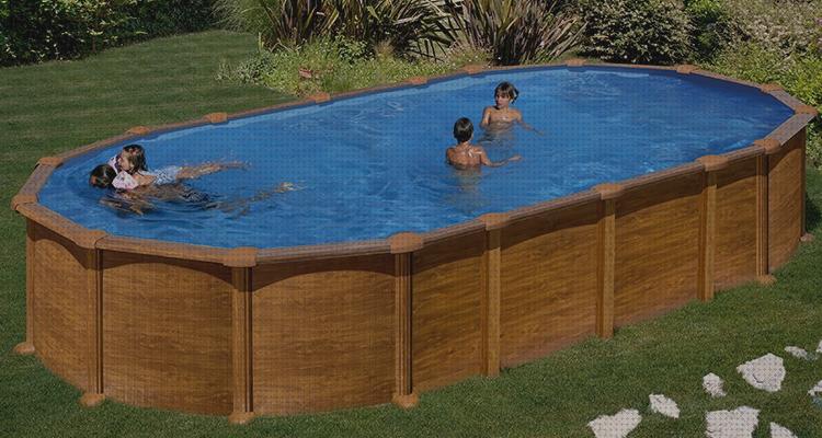 Review de piscinas de acero desmontables con decoracion exterior