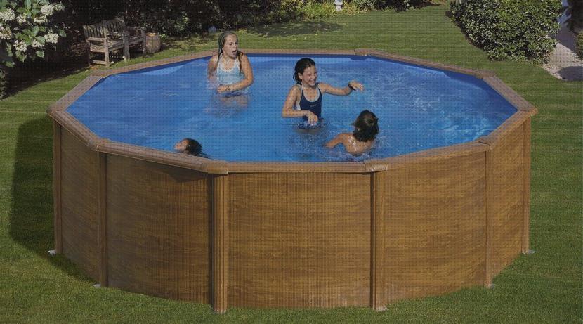 Las mejores piscinas madera piscinas piscinas desmontable gre acero redonda imitación madera