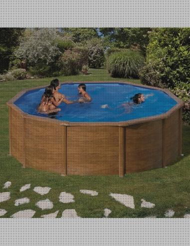 Review de piscinas desmontable gre imitación madera
