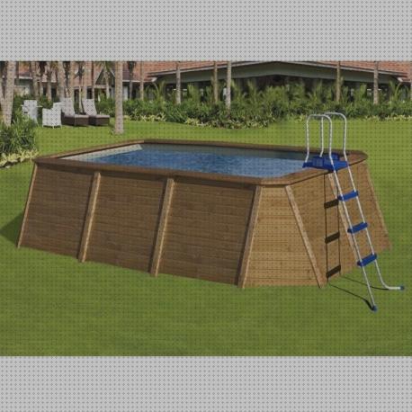 Las mejores piscinas desmontables madera panelada