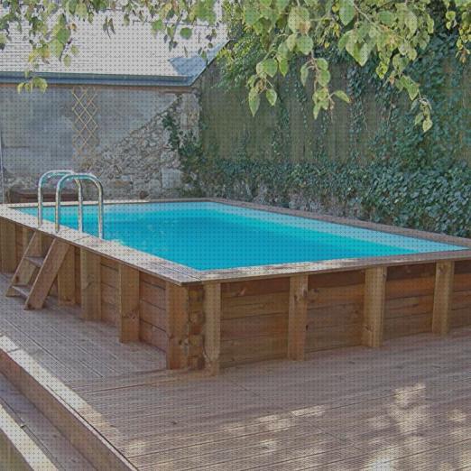 Review de piscinas desmontables madera rectangular