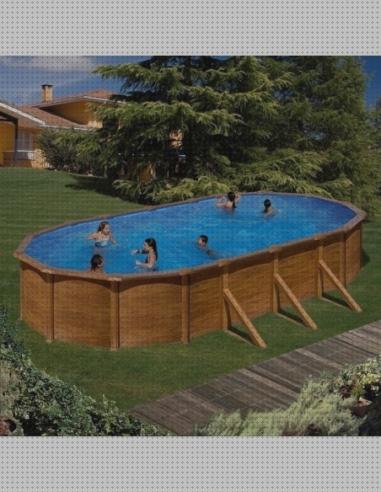 Review de piscinas desmontables ovaladas de madera