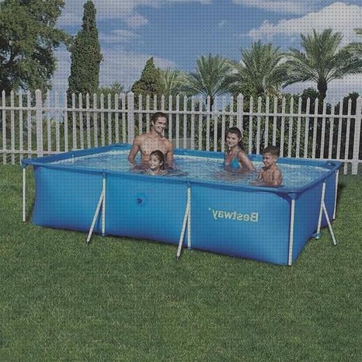 Las mejores marcas de piscina desmontable rectangular bestwqy