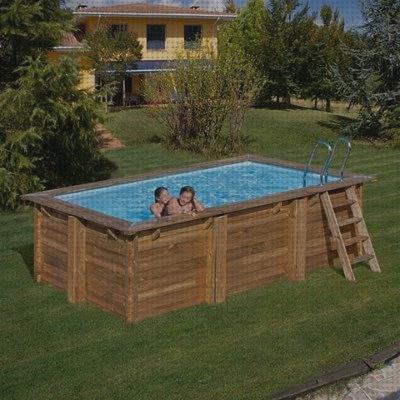 Las mejores piscinas desmontables revestimiento madera