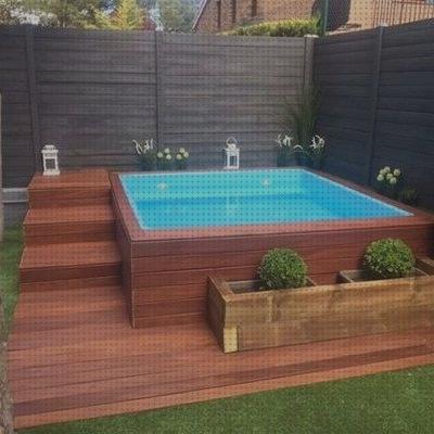 Review de piscinas plasticas con madera