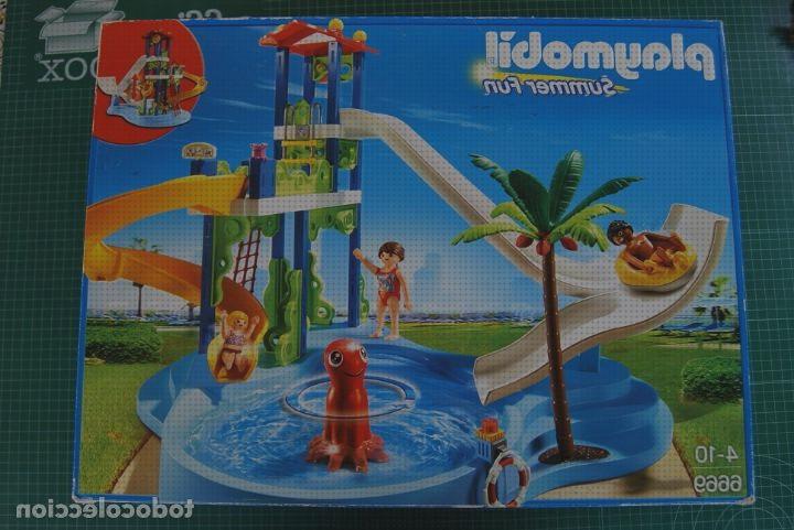 Review de playmobil piscina con tobogan